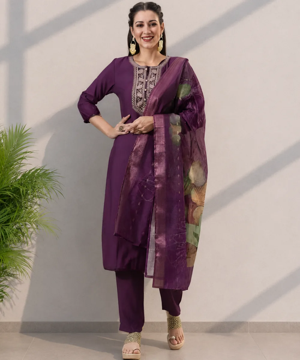 Purple Magic Suit - D-05 wholesale 3 Piece Suit