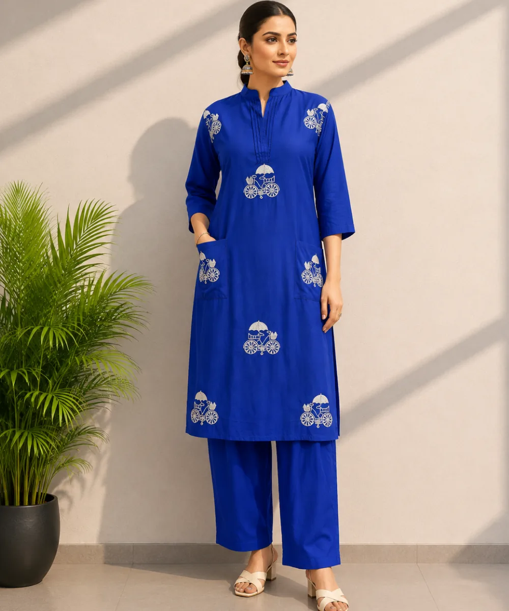 Royal Blue Coord Set - DC-110 wholesale Coord Set / 2 Piece