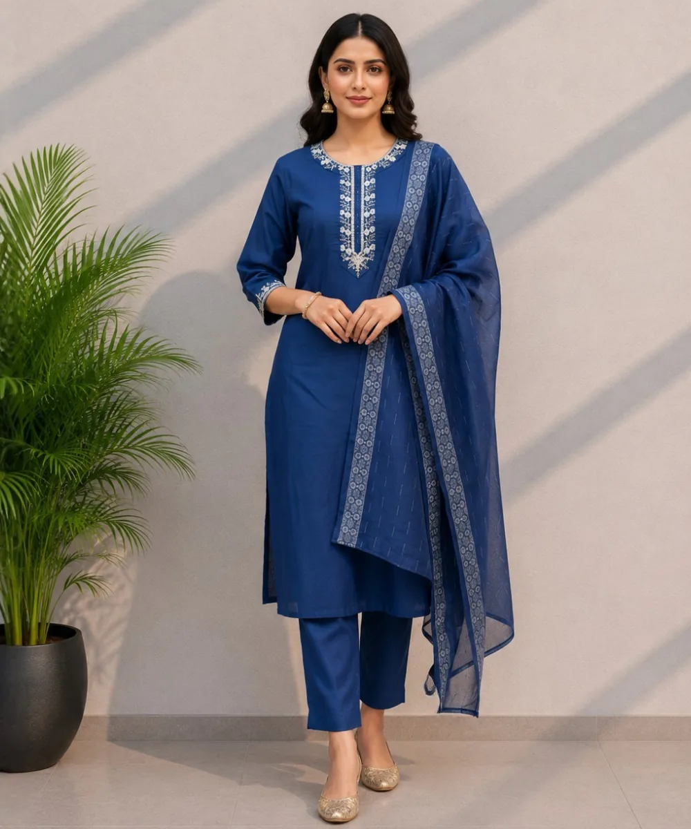 Royal Blue Suit - D-13 wholesale 3 Piece Suit