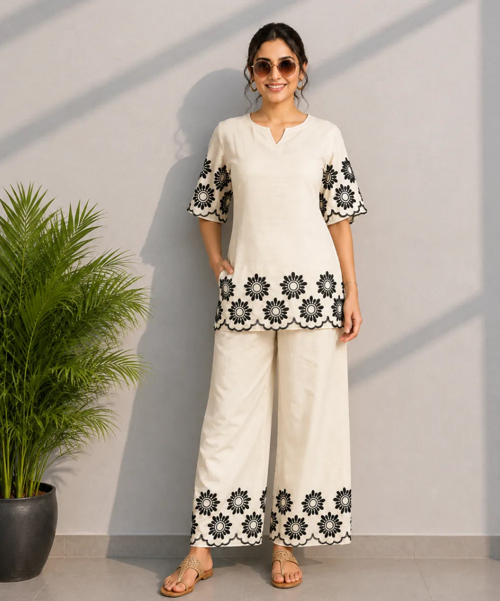 Floral cotton Coord Set - DC-108 wholesale Coord Set / 2 Piece