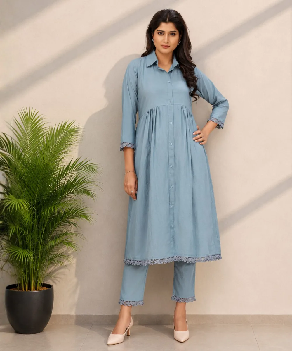 Sky Blue Coord Set - DC-167-928 wholesale Coord Set / 2 Piece