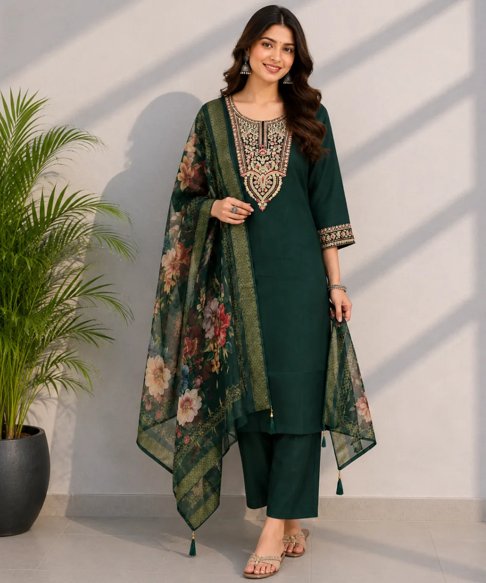 Green Roman Silk Suit DR-508 wholesale 3 Piece Suit